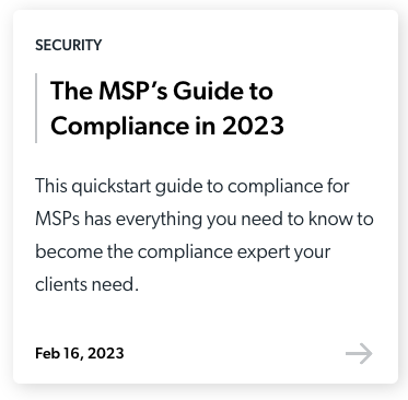 MSPs compliance guide