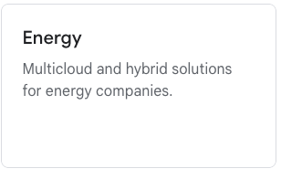 Google Cloud for the energy industry
