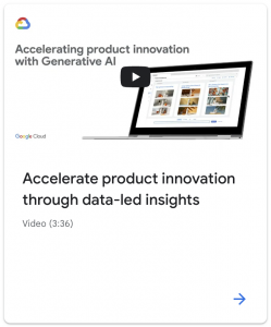 Accelerate product innovation with Generative AI